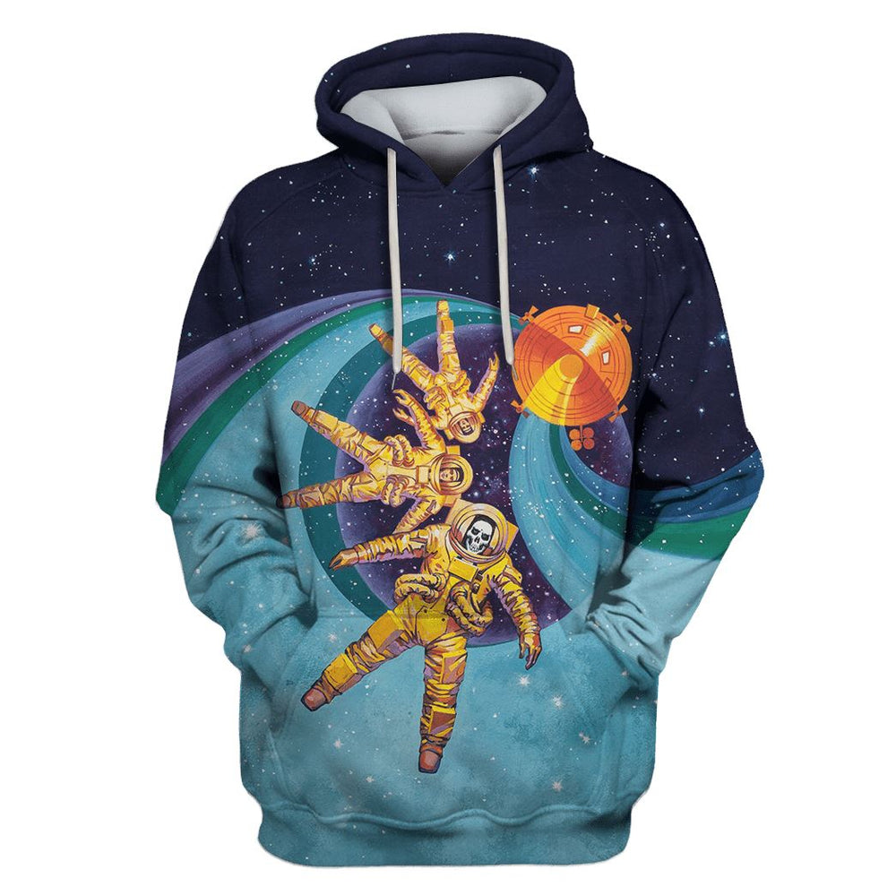 The Solar System Astronaut In The Universe - Hoodie