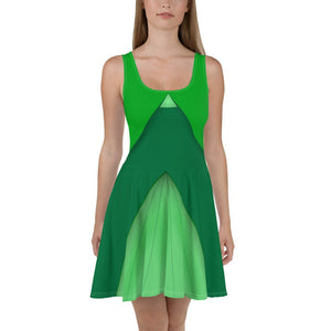 The Fauna Sleeping Beauty Cosplay Costume - Skater Dress