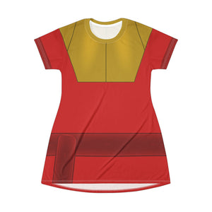 The Emperor's New Groove Red Kuzco Cosplay Costume - Tshirt Dress