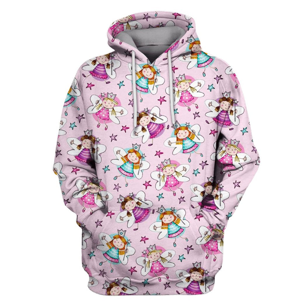 The Pink Cute Little Fairies - Hoodie