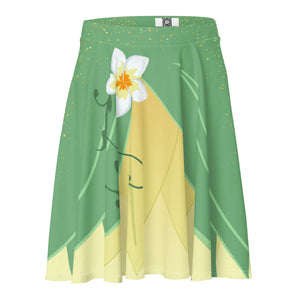 The Tiana And Lotus The Princess And The Frog Costume - Skater Skirt