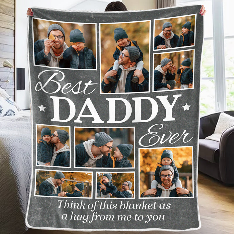 Custom Photo You Are My Greatest Gift - Gift For Daddy - Personalized Blanket