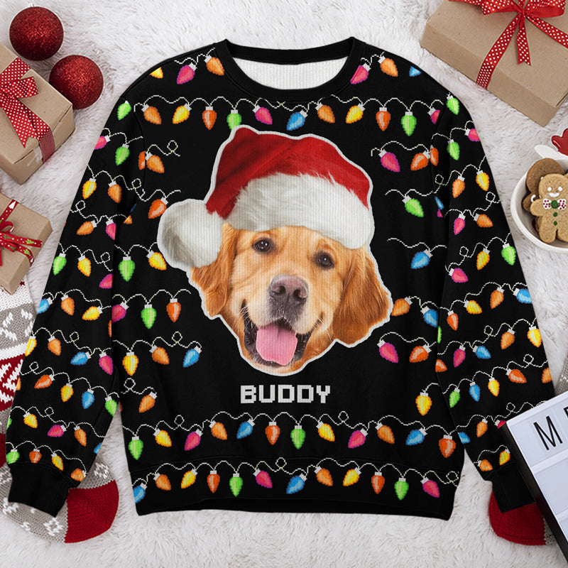 Custom Photo You're Pawsome - Dog & Cat Personalized Ugly Sweatshirt - Christmas Gift For Pet Owners, Pet Lovers