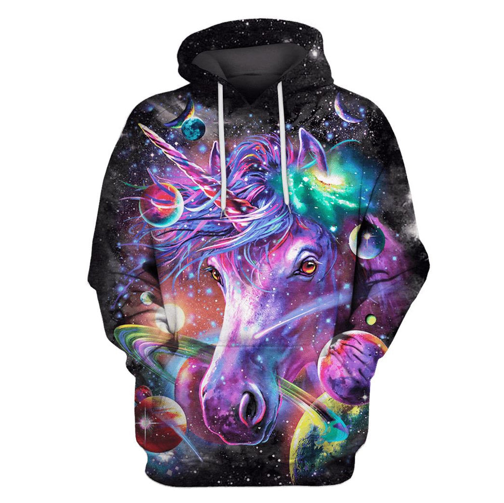 Unicorn And Universe - Hoodie