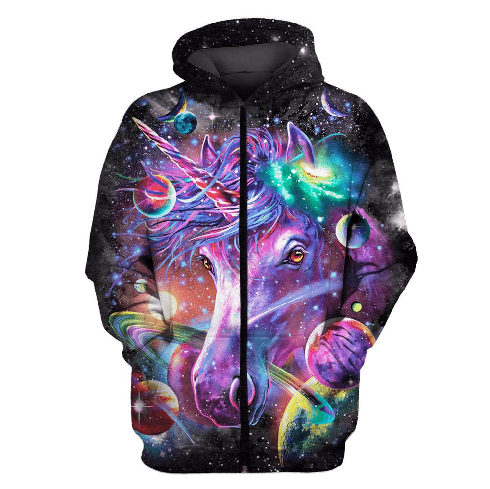 Unicorn And Universe - Hoodie