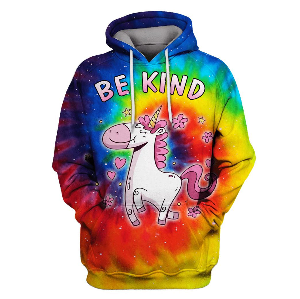 Unicorn Be Kind OuterSpace - Hoodie