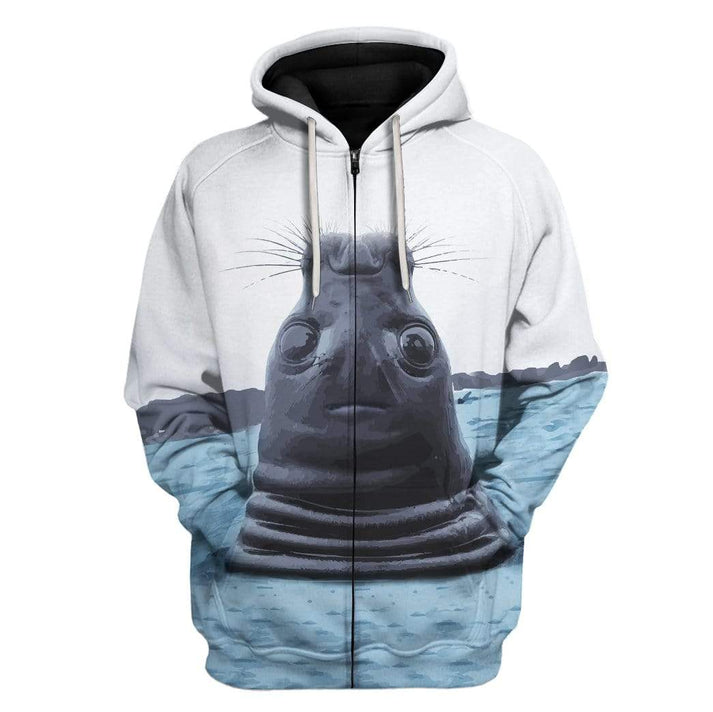 Weird Face Seal - Hoodie