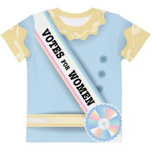 Mary Poppins Mrs. Banks Suffrage Cosplay Costume - Kid Tshirt