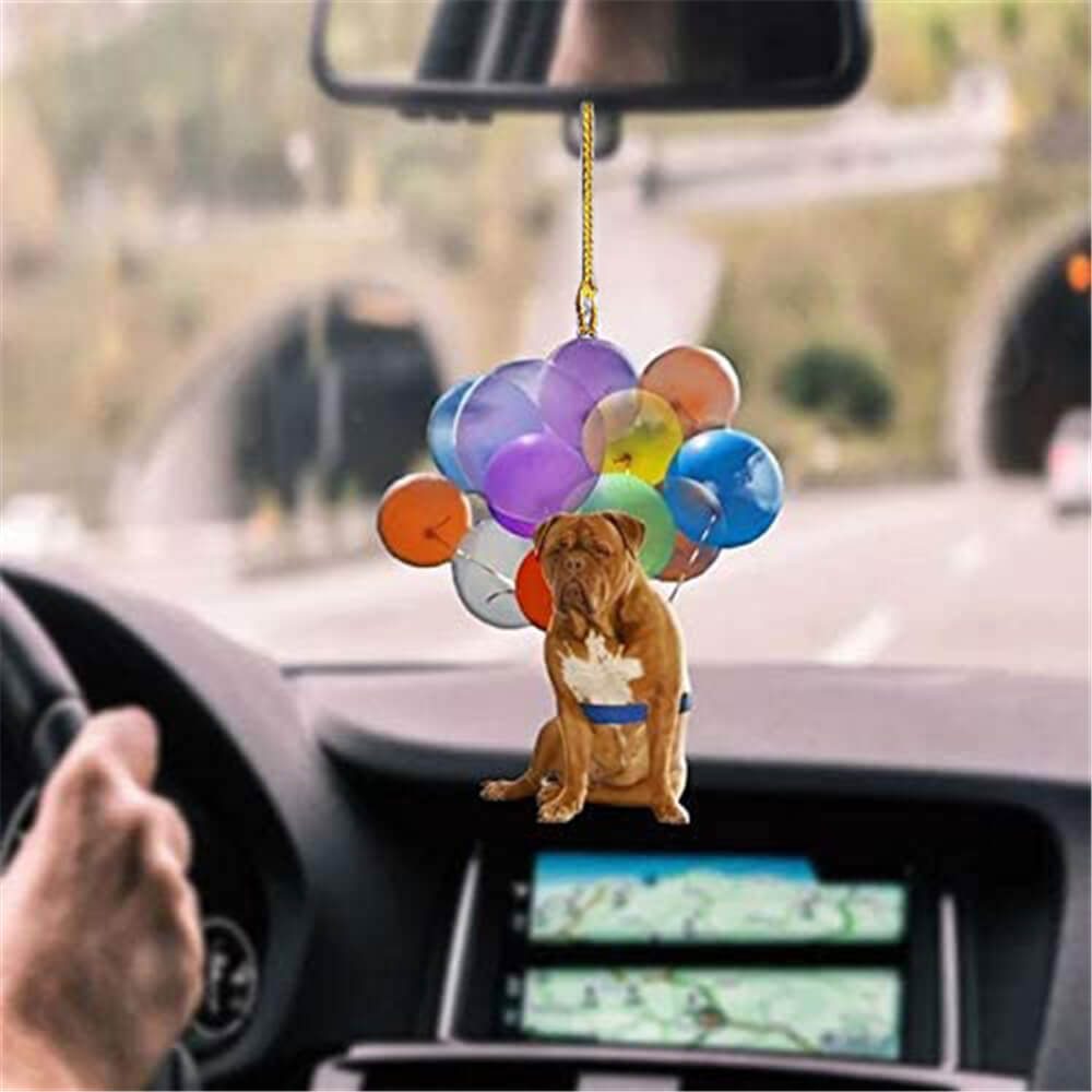 Dogue De Bordeaux Dog Fly With Bubbles - Gift For Dog Lover