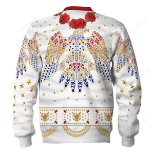 Avis89 Elvis Aloha Costume From Hawaii - Fandom Hoodie Sweatshirt Sweatpants