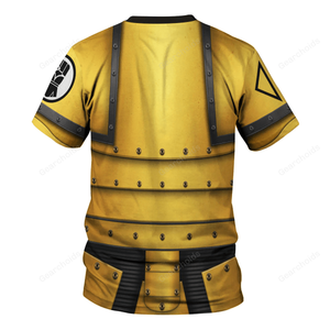 Pre-Heresy Imperial Fists In Mark II Crusade - Costume Cosplay T-shirt