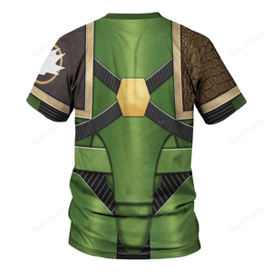 Pre-Heresy Salamanders In Mark IV Maximus Power Armor - Costume Cosplay T-shirt