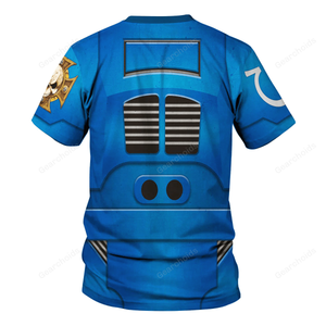 Warhammer Terminator Armor Ultramarines - Costume Cosplay T-shirt