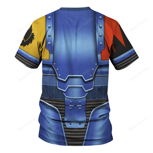 Warhammer Space Wolves In Mark III Power Armor - Costume Cosplay T-shirt