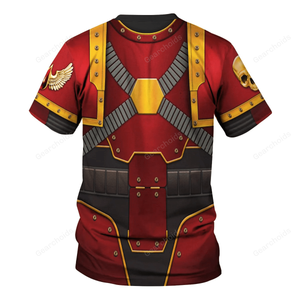 Warhammer Blood Angels IX Captain - Costume Cosplay T-shirt