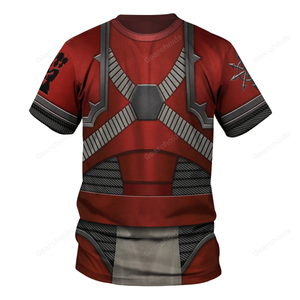 Warhammer Red Corsairs Warband Colour Scheme - Costume Cosplay T-shirt