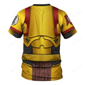 Warhammer Imperial Fists Captain - Costume Cosplay T-shirt