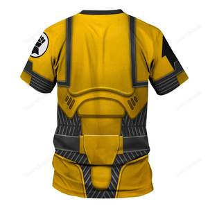 Warhammer Space Marines Imperial Fists - Costume Cosplay T-shirt