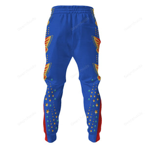 Elvis EAGLE Blue - Costume Cosplay Hoodie Sweatshirt Sweatpants