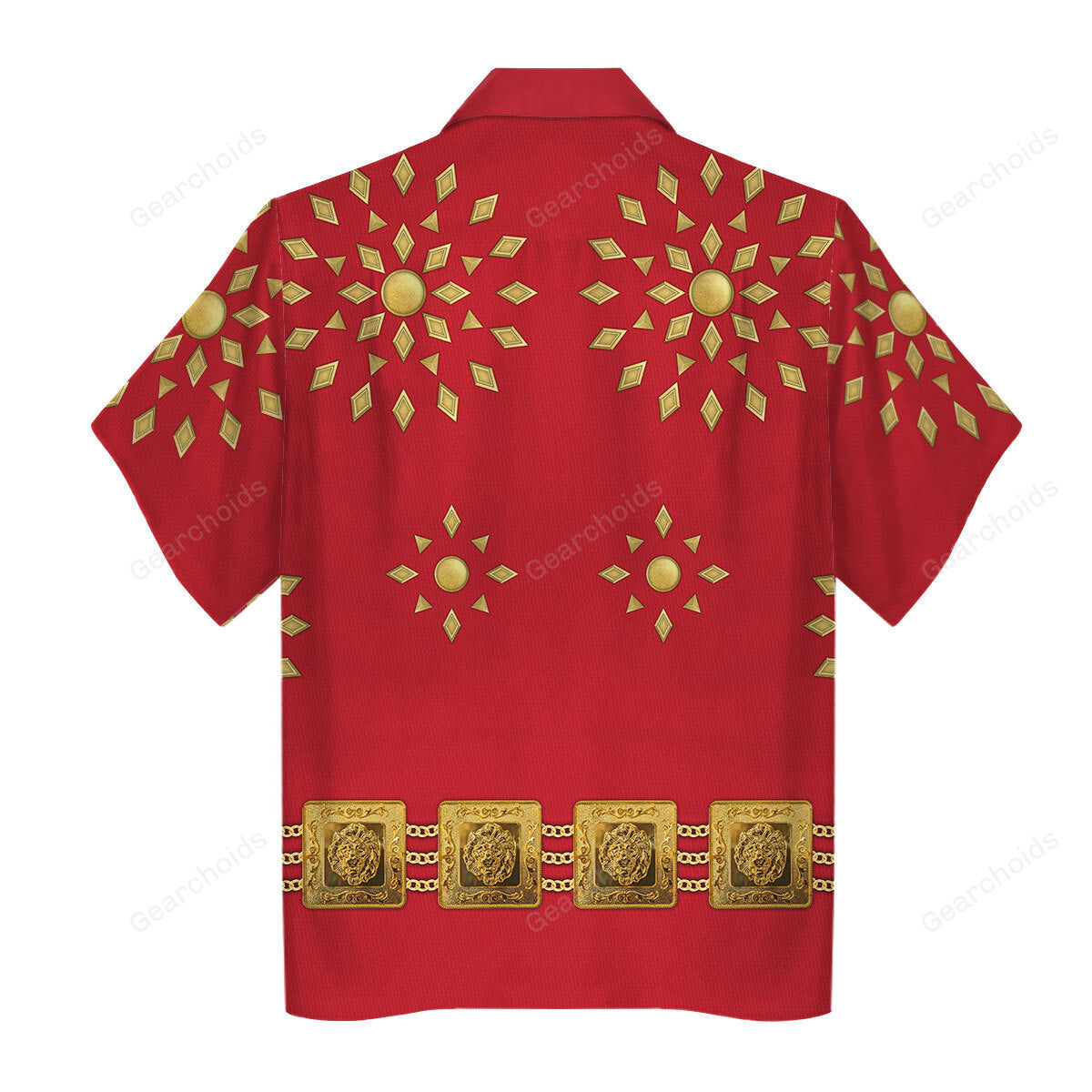 Elvis Burning Love Red - Costume Cosplay Hawaiian Shirt