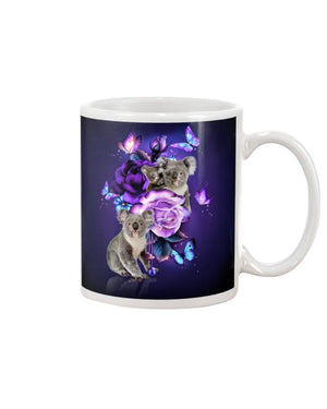 Koala magical flower Mug White 11Oz