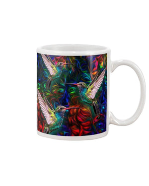 Hummingbird luminous color Mug White 11Oz