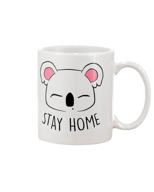 Koala  stay home Mug White 11Oz