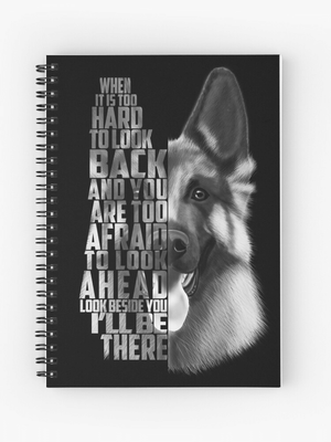 I Will Be There German Shepherd Canvas
