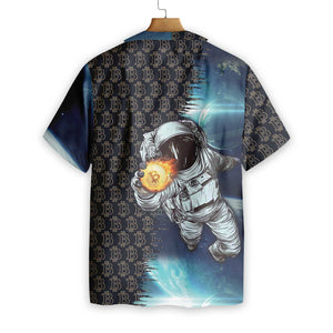 Bitcoin To The Moon Hawaiian Shirt