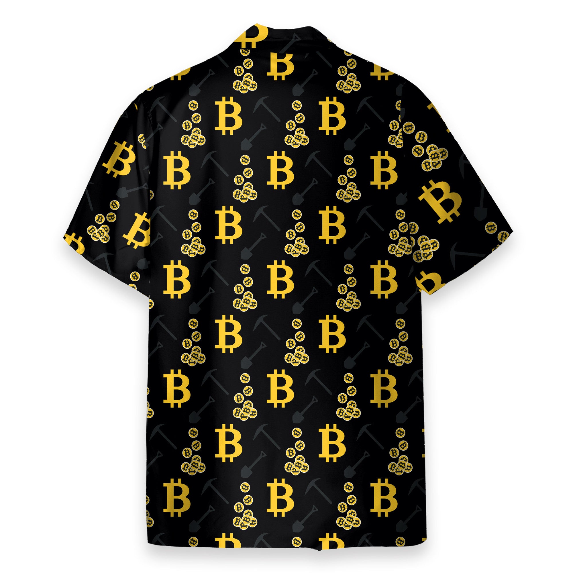 Cryptocurrency Bitcoin Miner Men's Button's Up Shirts - Hawaiian Shirt