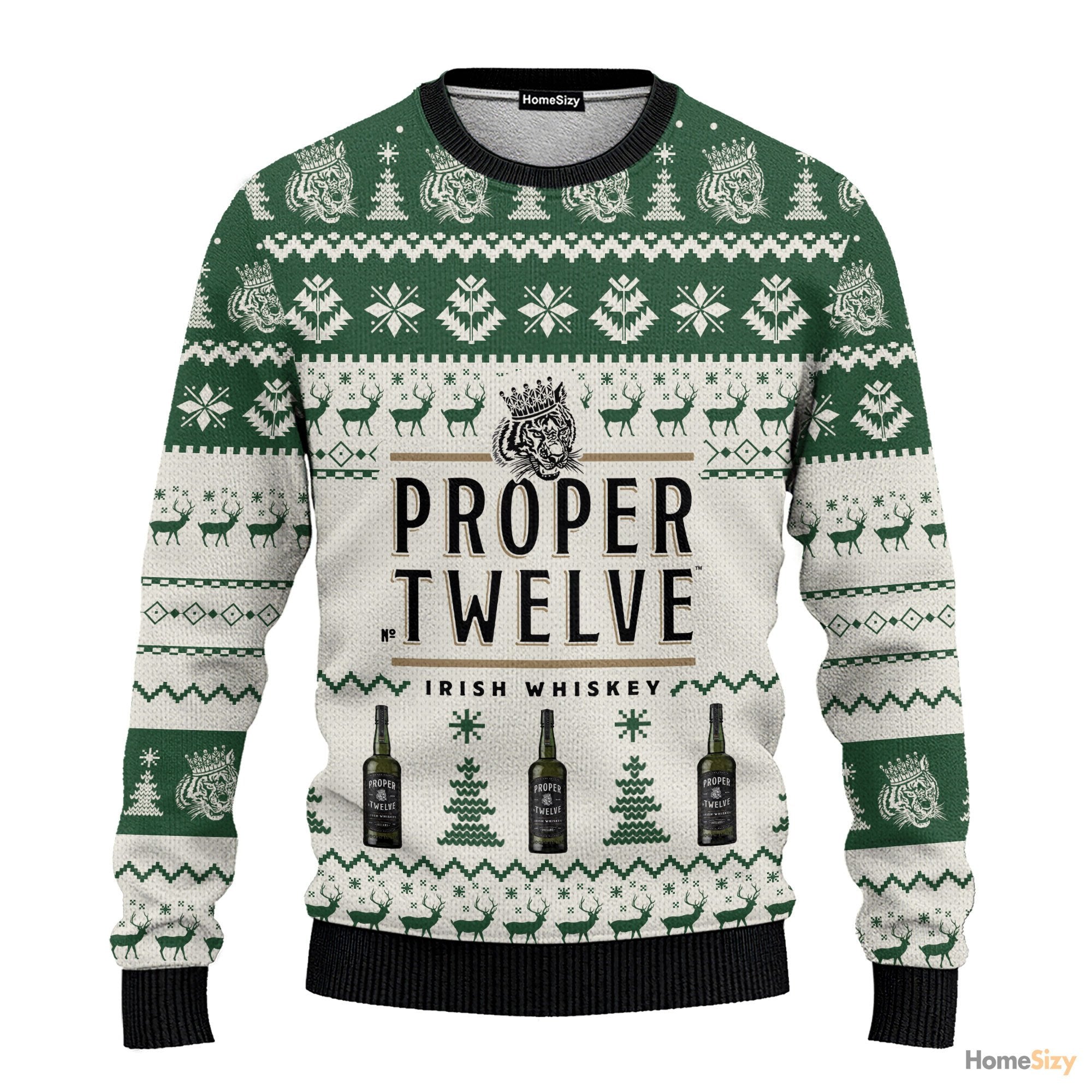 Proper Twelve Irish Whiskey Ugly Christmas Sweater