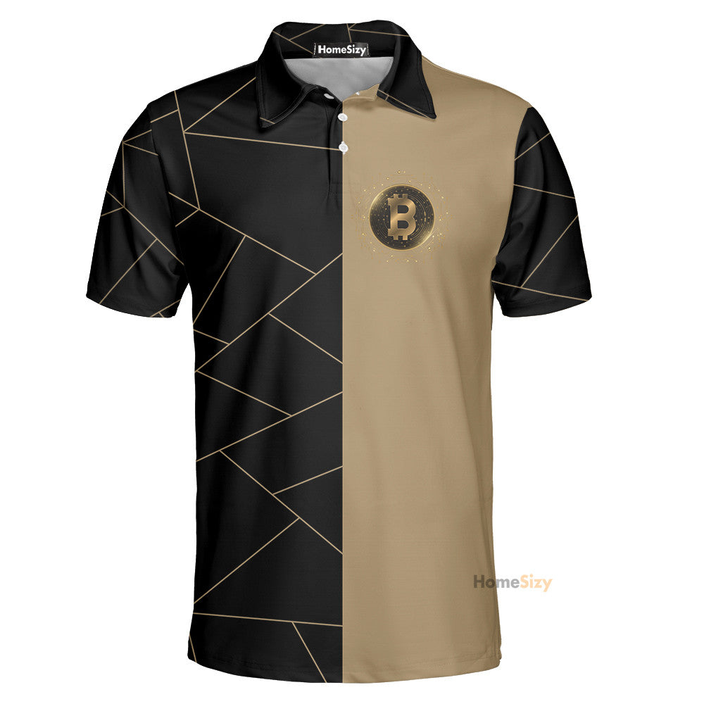 Golden Bitcoin Cryptocurrency - Polo QT312011