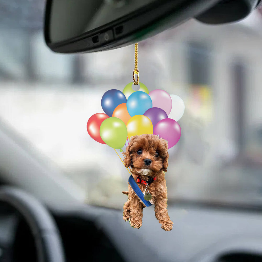 Cavapoo Dog Fly With Bubbles - Gift For Dog Lover