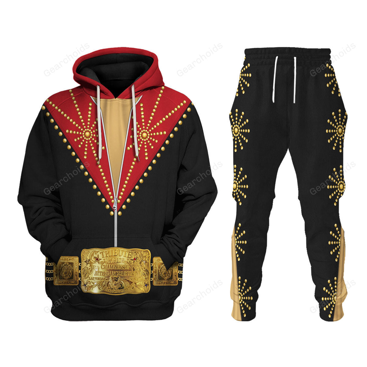 Elvis Cisco Red - Costume Cosplay Hoodie Sweatshirt Sweatpants