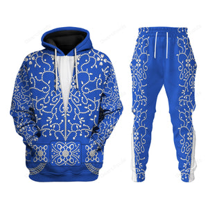 Elvis Blue Swirl - Costume Cosplay Hoodie Sweatshirt Sweatpants