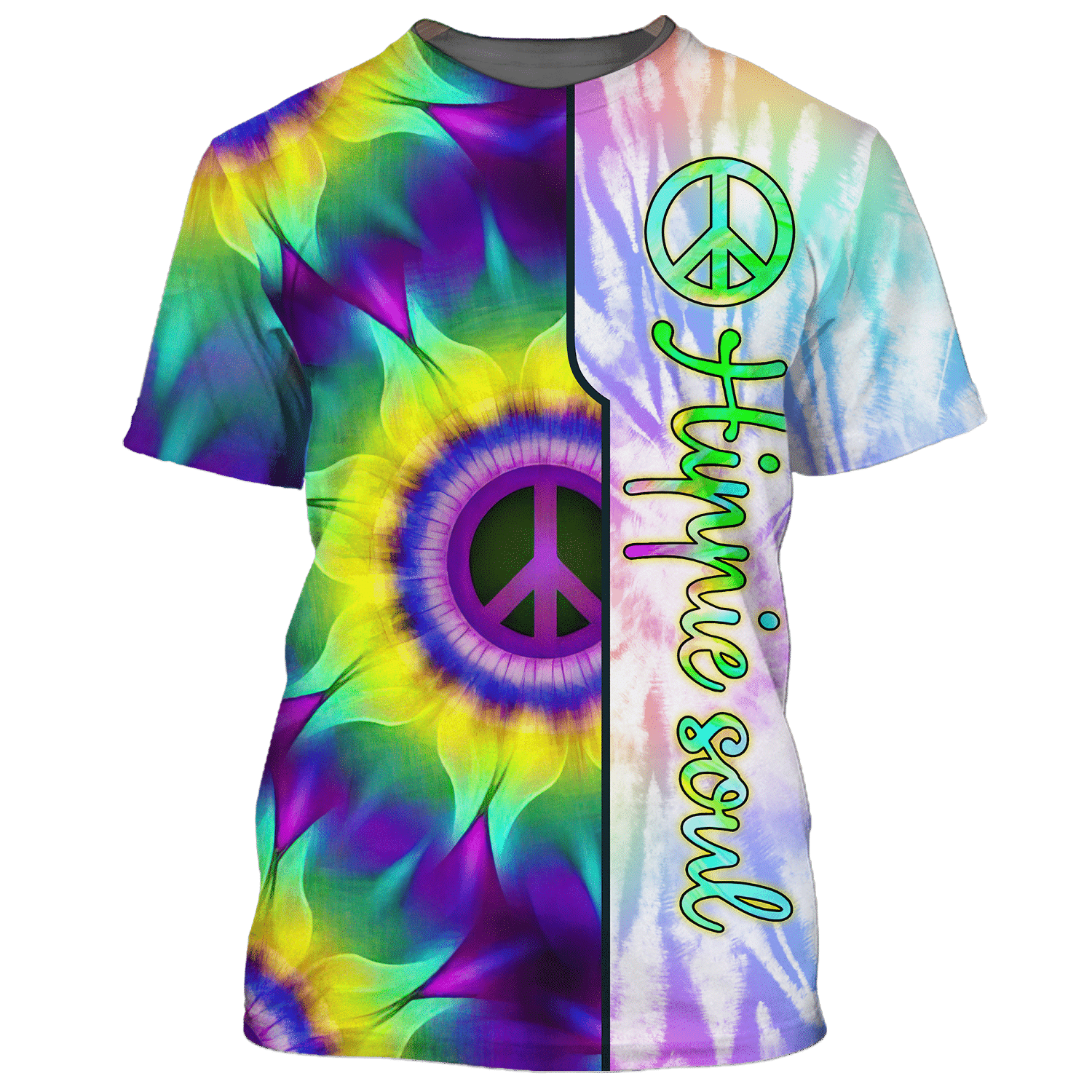 Hippie Soul Peace Sunflowers - T-Shirt