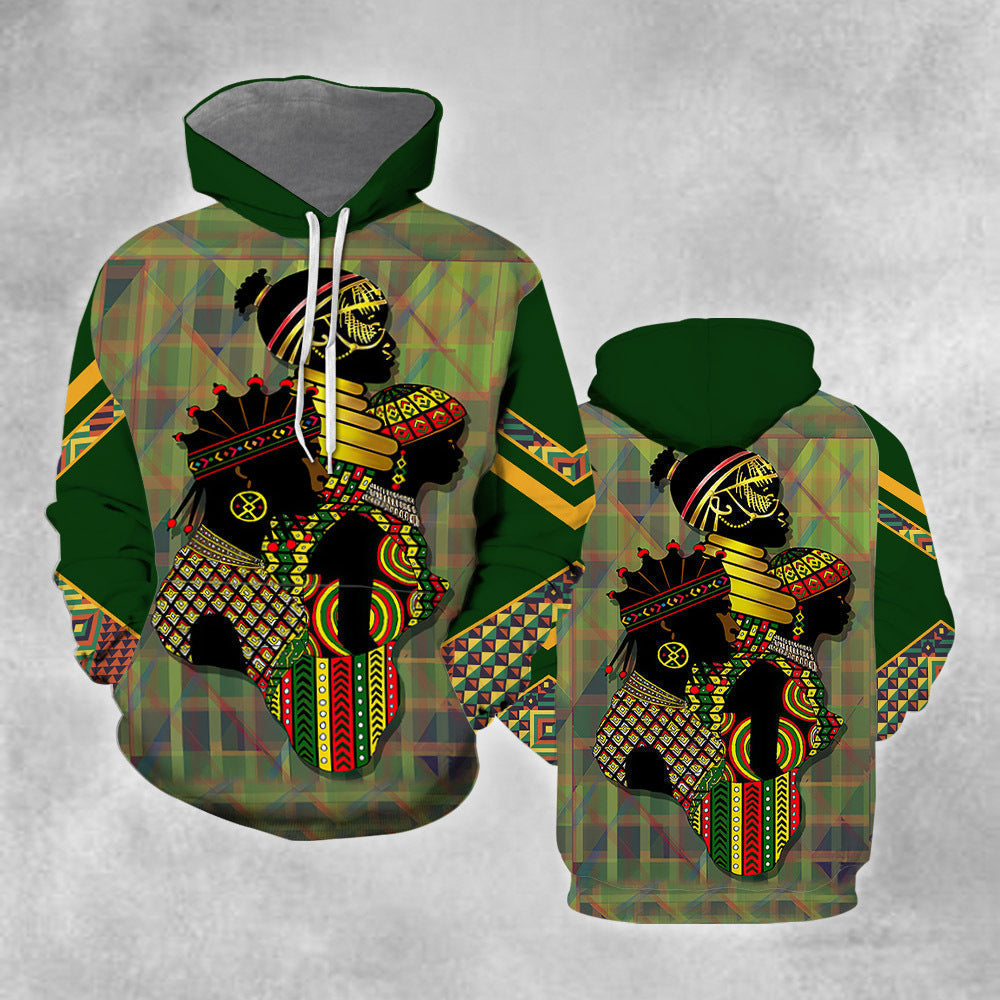 African Women All Over Print - Hoodie 