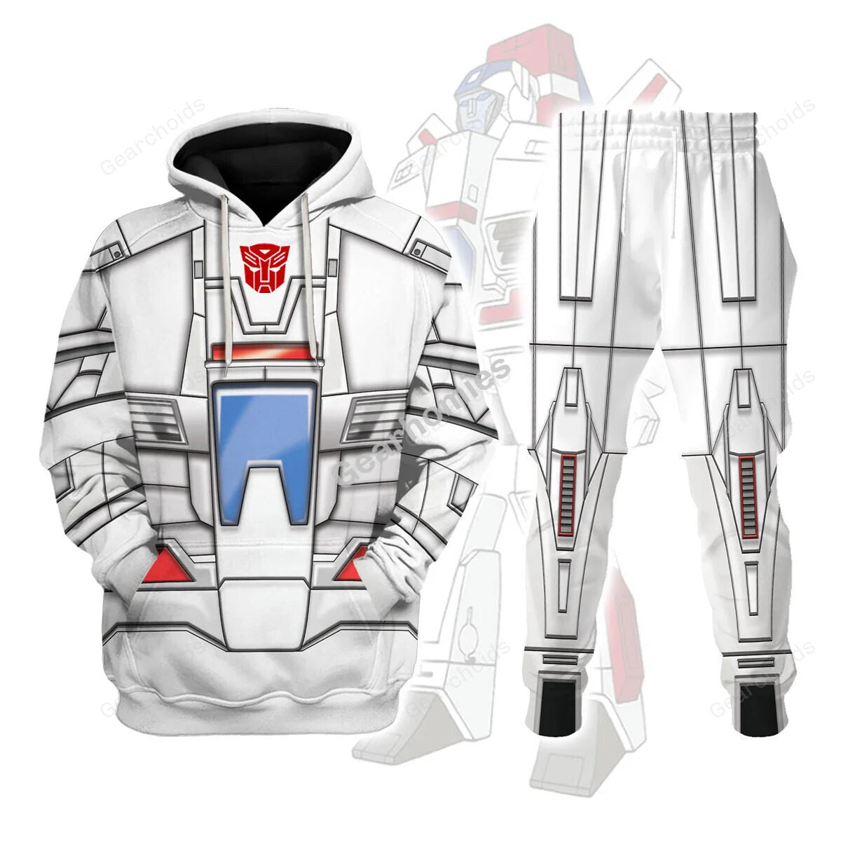 Transformers Skyfire Jetfire G1 - Costume Cosplay Hoodie Sweatshirt Sweatpants