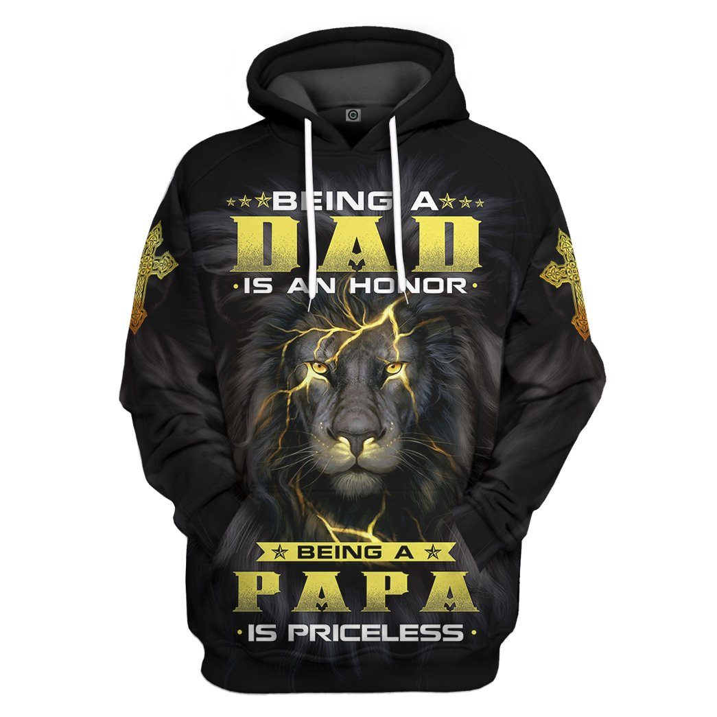 Happy Fathers Day Lion - Hoodie  