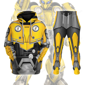 Transformers Bumblebee - For Men And Women - Costume Cosplay Hoodie Sweatshirt Sweatpants