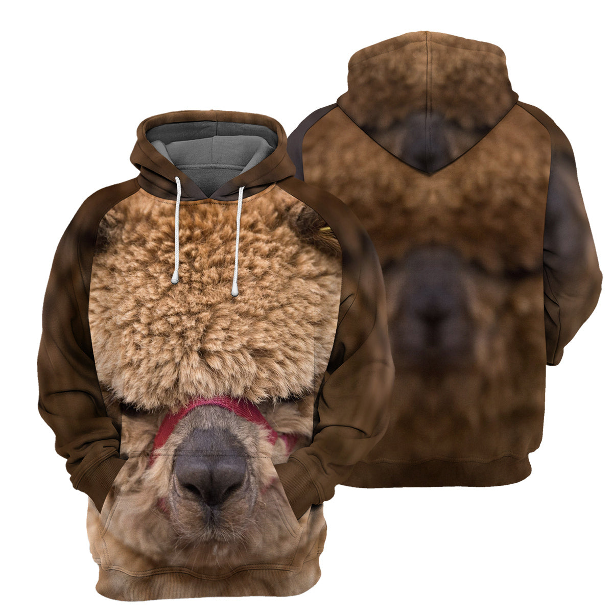 Alpaca 3D All Over Printed - Hoodie