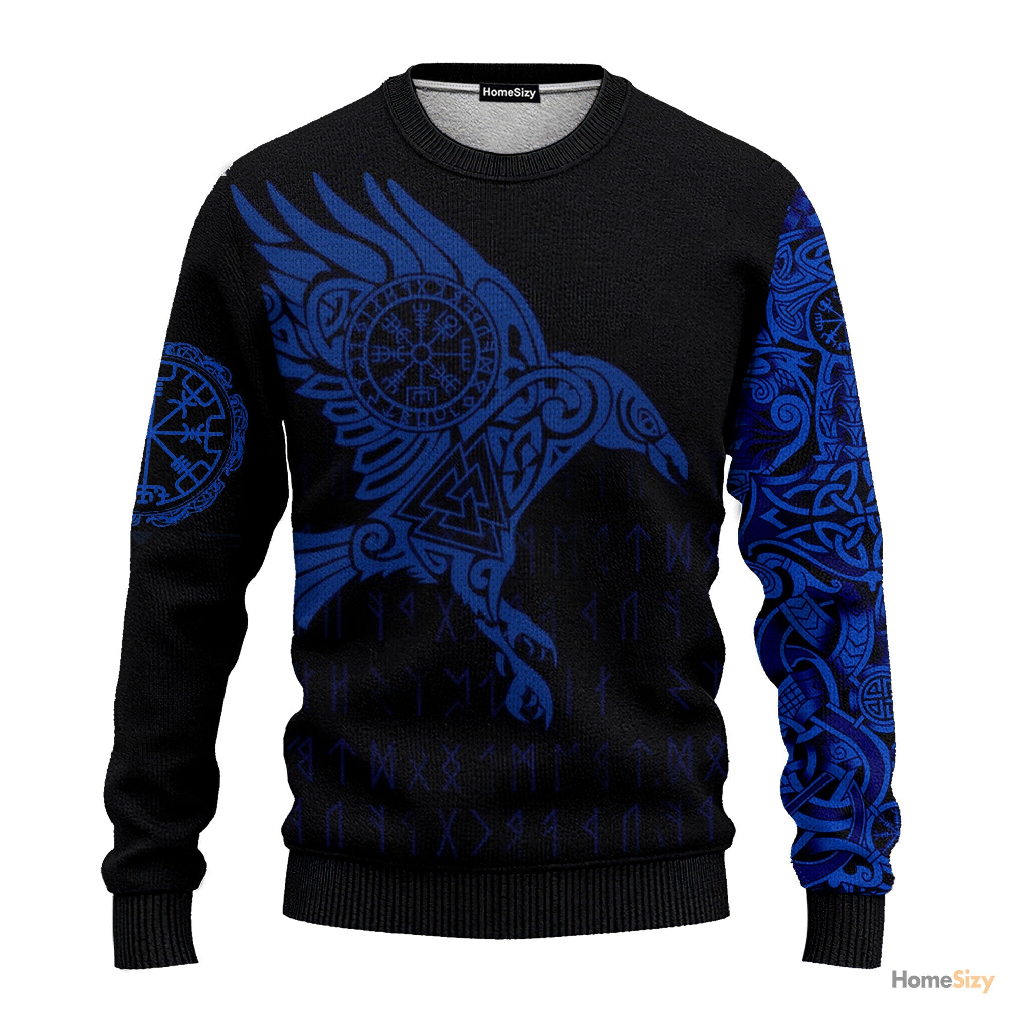 Vikings The Raven Of Odin Ugly Christmas Sweater