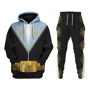 Elvis Cisco Blue - Costume Cosplay Hoodie Sweatshirt Sweatpants