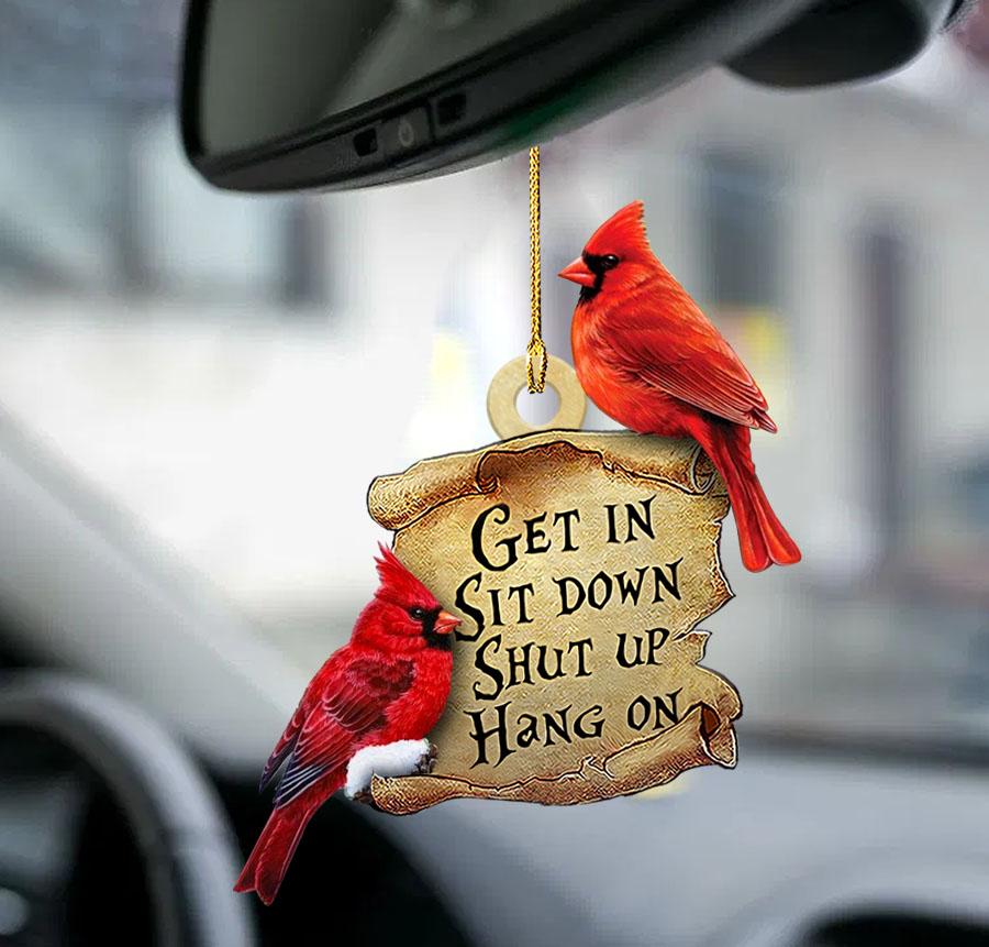 Cardinal Get In Two Sided Ornament Christmas Gift Godmerch