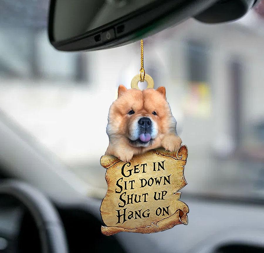 Chow Chow Get In Two Sided Ornament