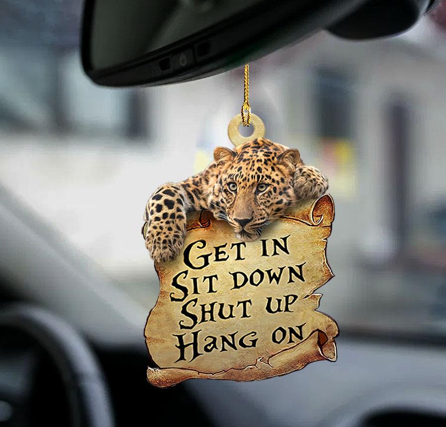 Leopard Get In Two Sided Ornament - Gift For Leopard Lover