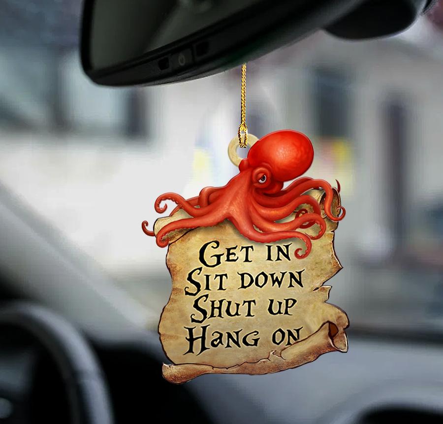 Octopus Get In Two Sided Ornament