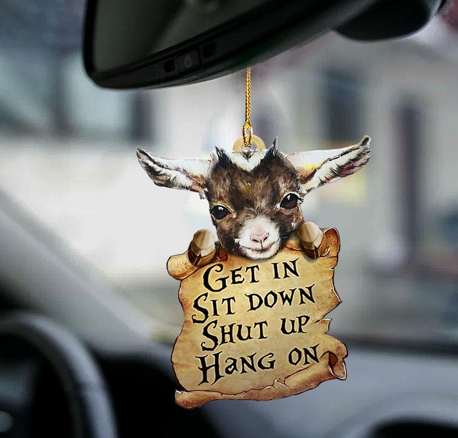 Goat Get In Two Sided Ornament - Gift For Goat Lover