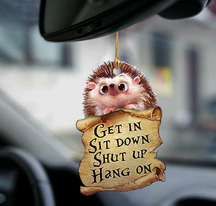 Hedgehog Get In Two Sided Ornament