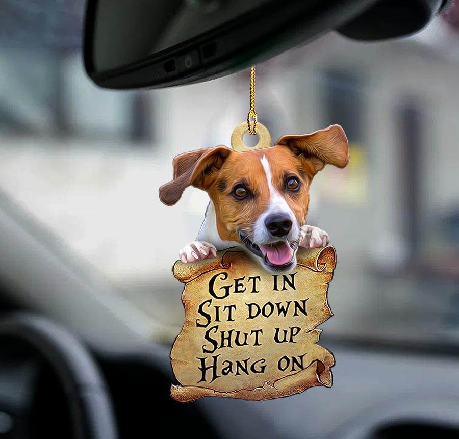 Jack Russell Terrier Get In Two Sided Ornament - Gift For Dog Lover